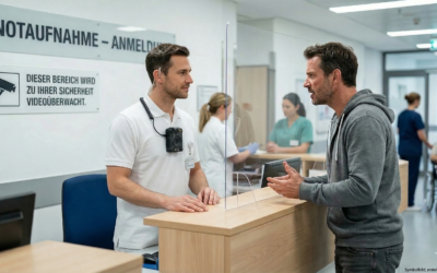 Bodycam in der Notaufnahme: Was passiert, wenn sie läuft?